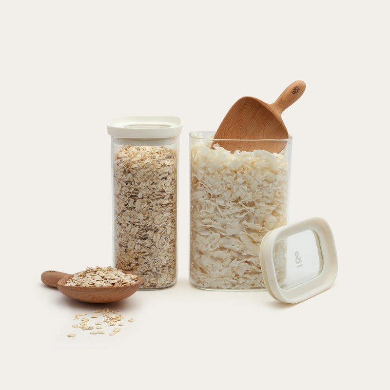 Wooden Beechwood Pantry Scoop 2pk