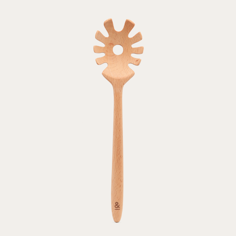 Wooden Beechwood Spaghetti Spoon
