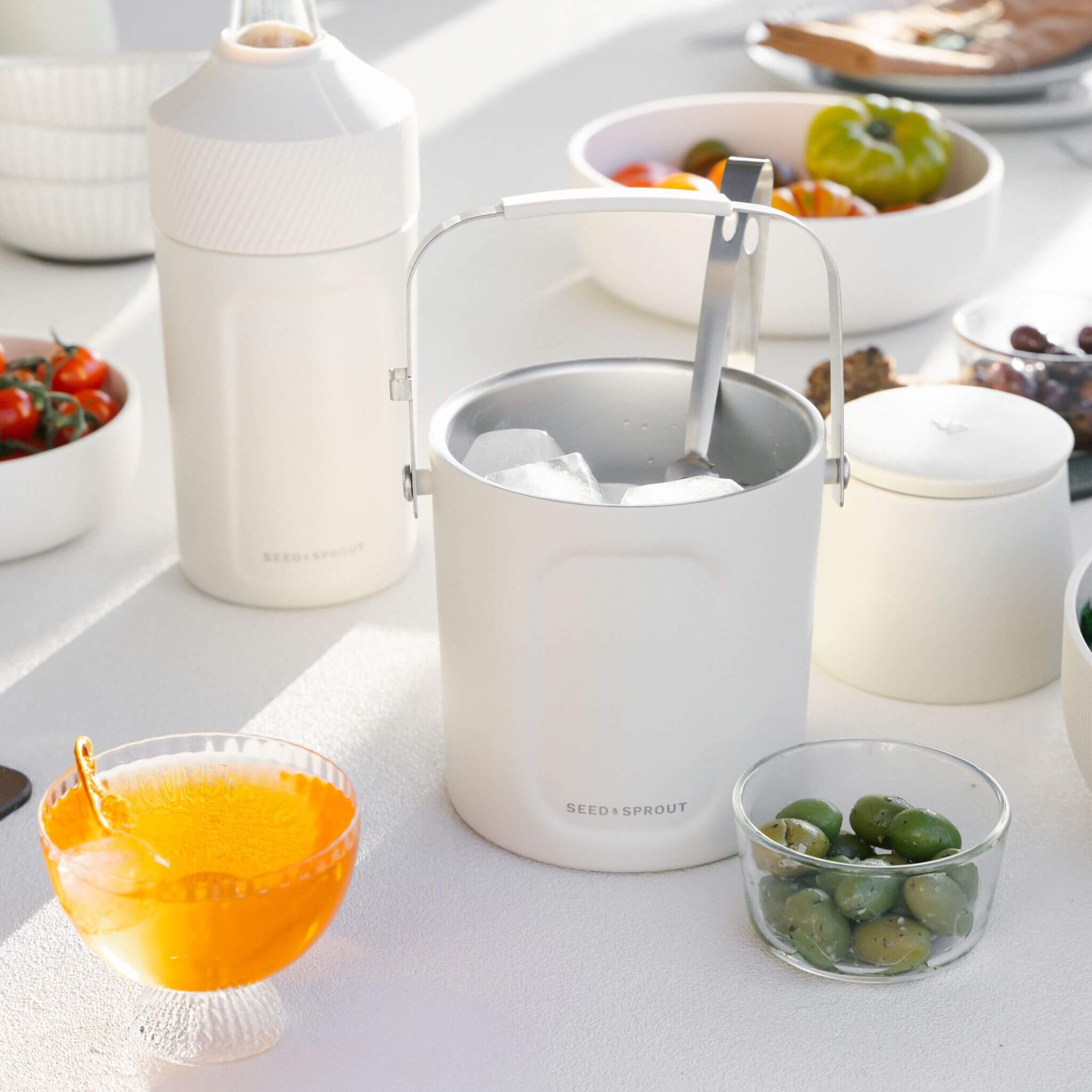 Insulated Ice Bucket | Mushroom | Picnic Accessories