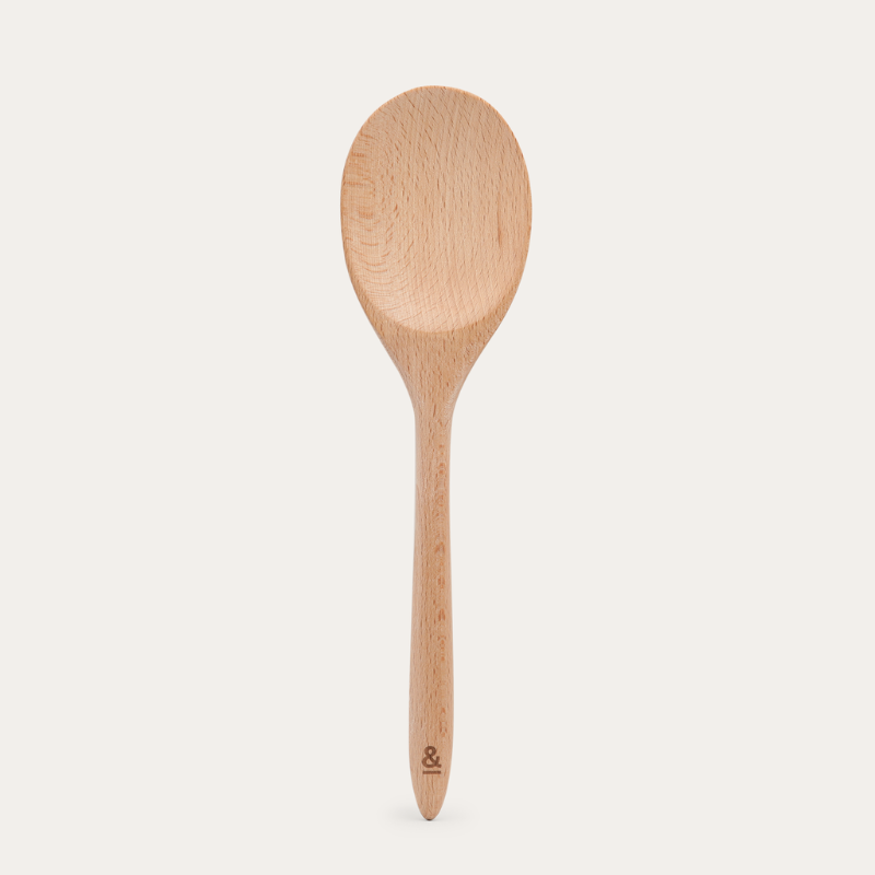 Wooden Beechwood Large Serving Spoon