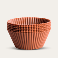 reusable food grade silicone muffin cups