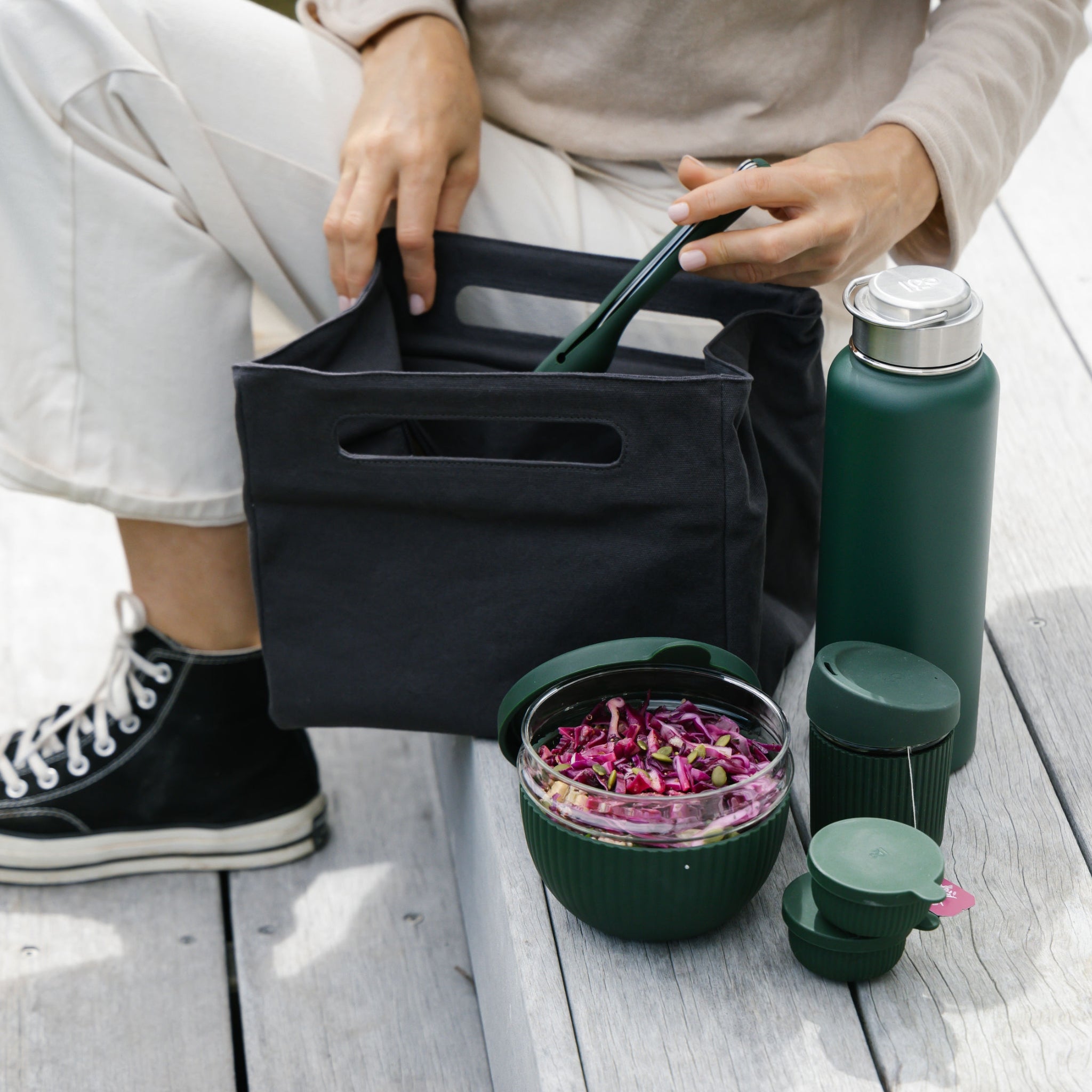 CrunchBox™ Stainless Steel Bento Lunch Box | Seed & Sprout