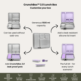 CrunchBox 2.0 Lunch Box | Leak Resistant Seal