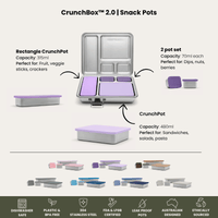 CrunchBox™ 2.0 Lunch Box | Snack Pots