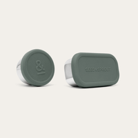 2 Pot Set - Stainless Steel Snack Containers