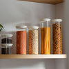 Glass Pantry Storage Container Set - Oat