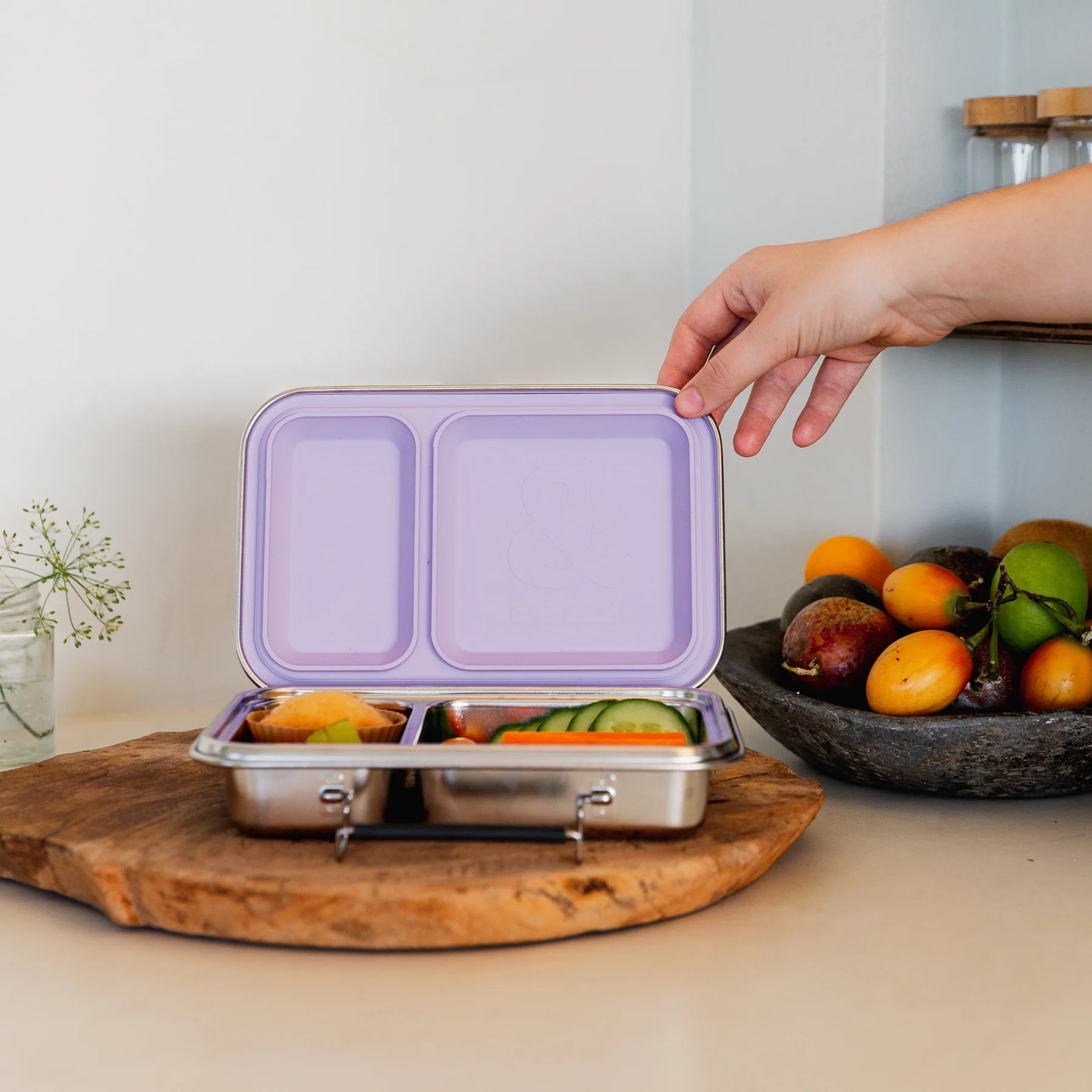 Silicone Seal for Bento Lunch Box - Orchid