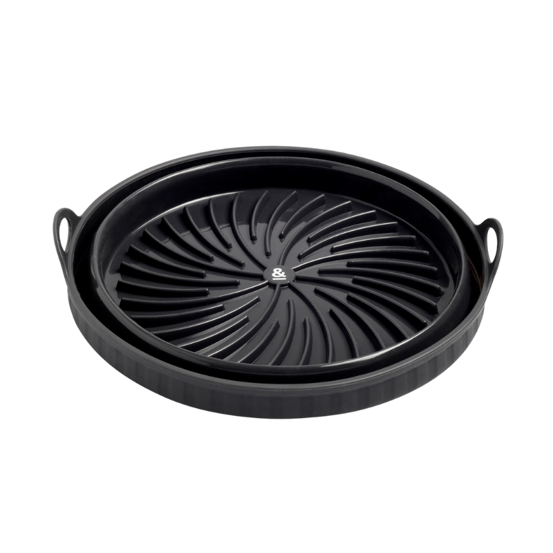 LFGB certified Round silicone Air Fryer Bowl