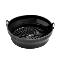 Round Silicone Air Fryer Bowl for cooking 