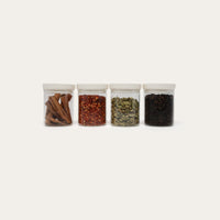 Belongil Glass Spice Jars 4pk