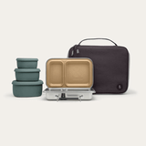 Bento Lunch Box Set | Bag & Silicone Nesting Containers