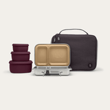 Bento Lunch Box Set | Bag & Silicone Nesting Containers