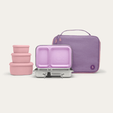 Bento Lunch Box Set | Bag & Silicone Nesting Containers