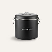 Black Kitchen Compost Caddy