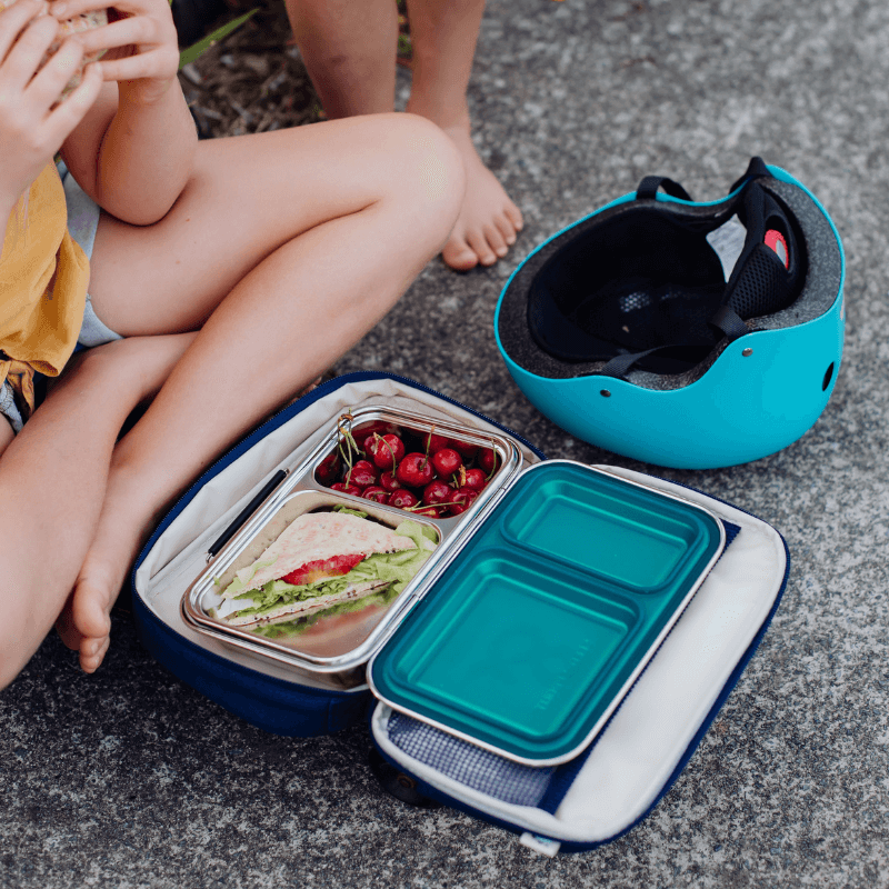 Insulated Mini CrunchCase™ Lunch Bag - Ocean