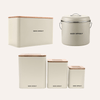 Complete Kitchen Storage Set | Mushroom White