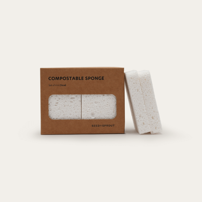 Compostable Sponge 4pk - Seconds