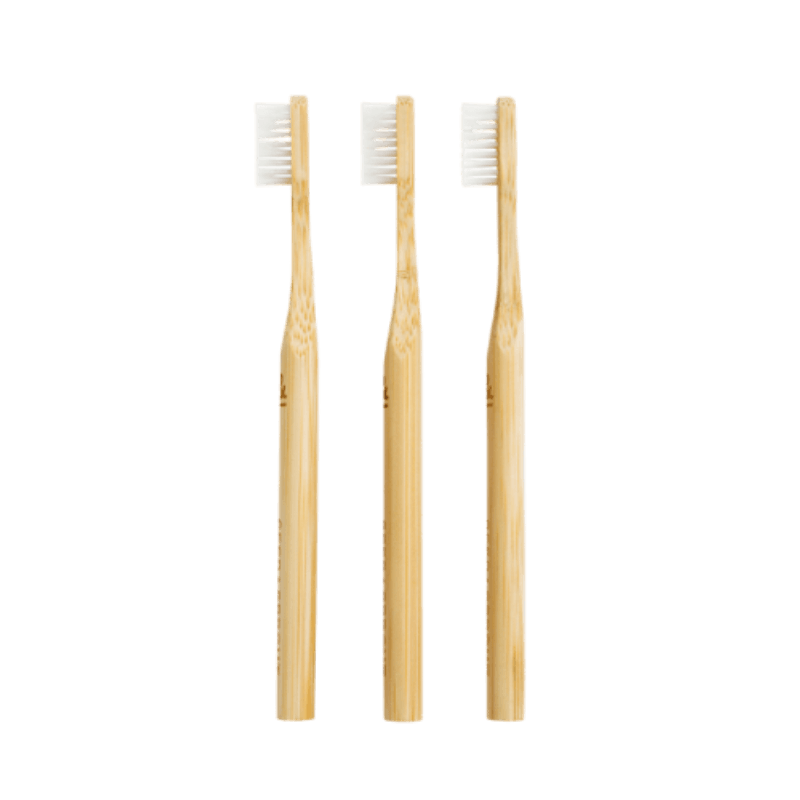 Bamboo Toothbrushes - Pack of 3