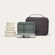 Bento Lunch Box Set | Bag & Silicone Nesting Containers