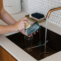 the outer silicone sleeve being washed