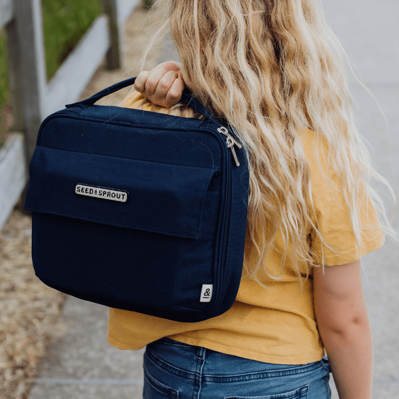 Crossbody insulated top lunch bag