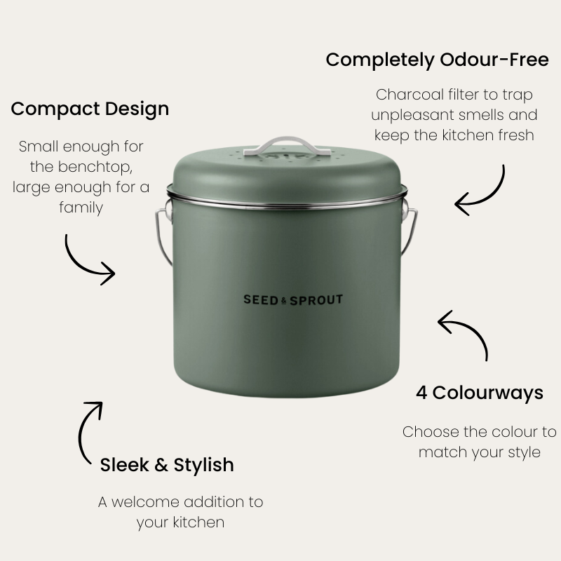 Kitchen Compost Bin | Eucalyptus