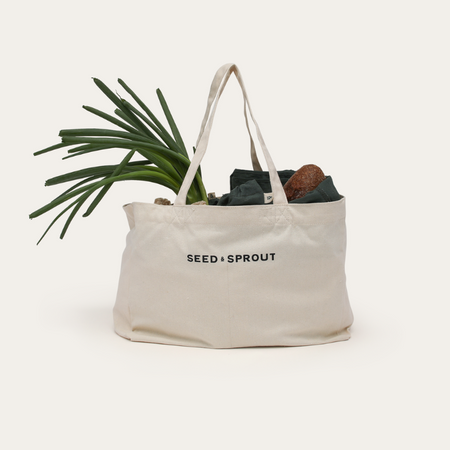 Ever Eco Organic Canvas Tote Bag with Pockets