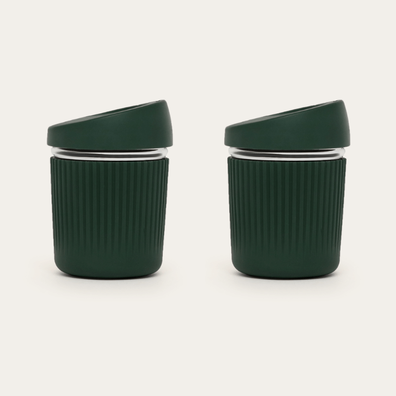 Reusable Glass Coffee Cup