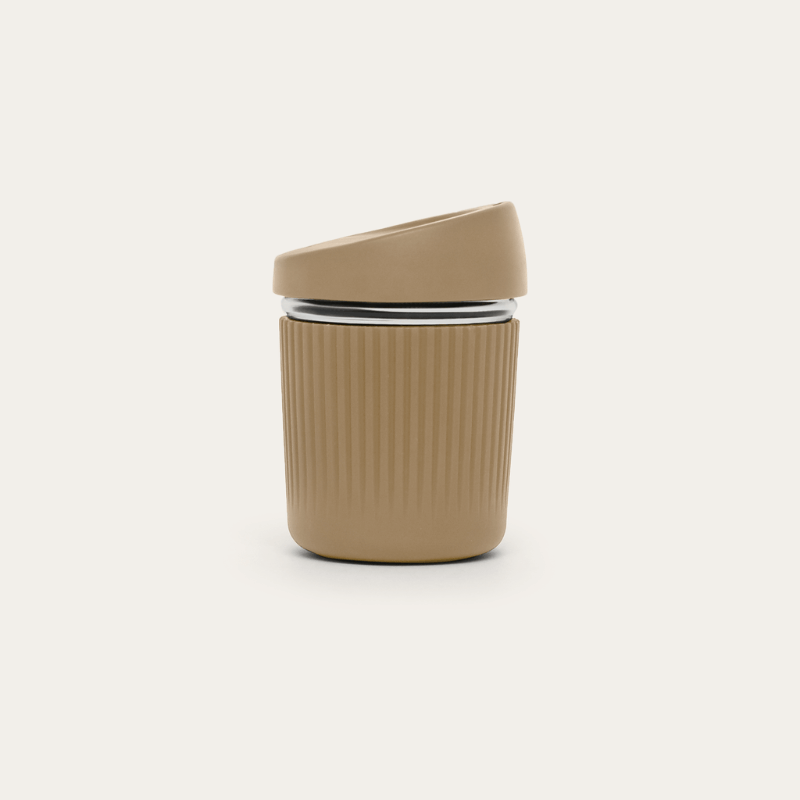 Reusable Glass Coffee Cup