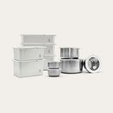 Stainless Steel Containers: 10 pc set