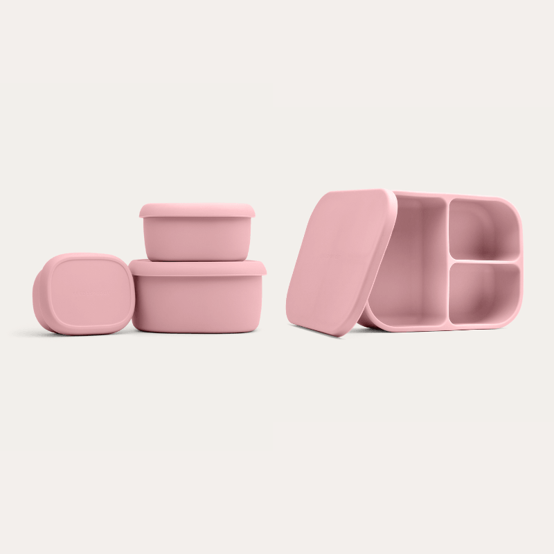 Silicone Bento Box & Snack Box Set | Bag
