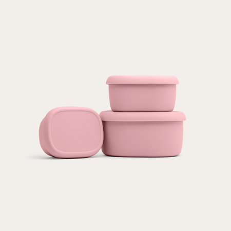 Silicone Nesting Containers - Eucalyptus Color