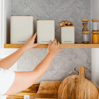 Eco friendly storage tins for veggies