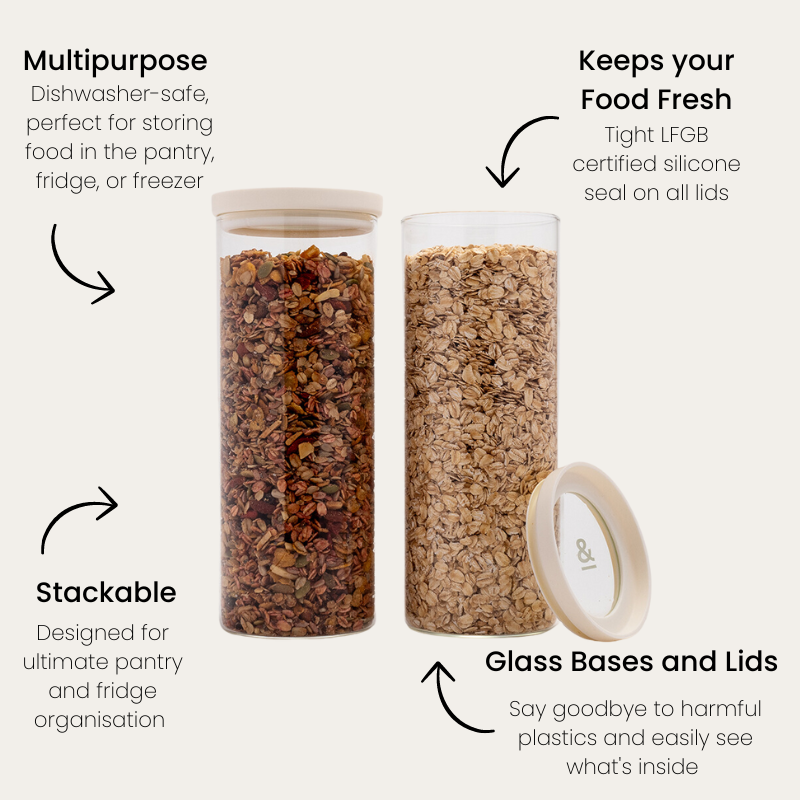 SECONDS | Wategos Pantry Jar Set | 1500ml