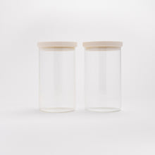 Wategos Glass Pantry Jars 2pk | Oat Milk 1000ml