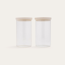 Wategos Glass Pantry Jars 2pk | Oat Milk 1000ml