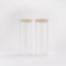 Wategos Glass Pantry Jars 2pk | Oat Milk 1500ml