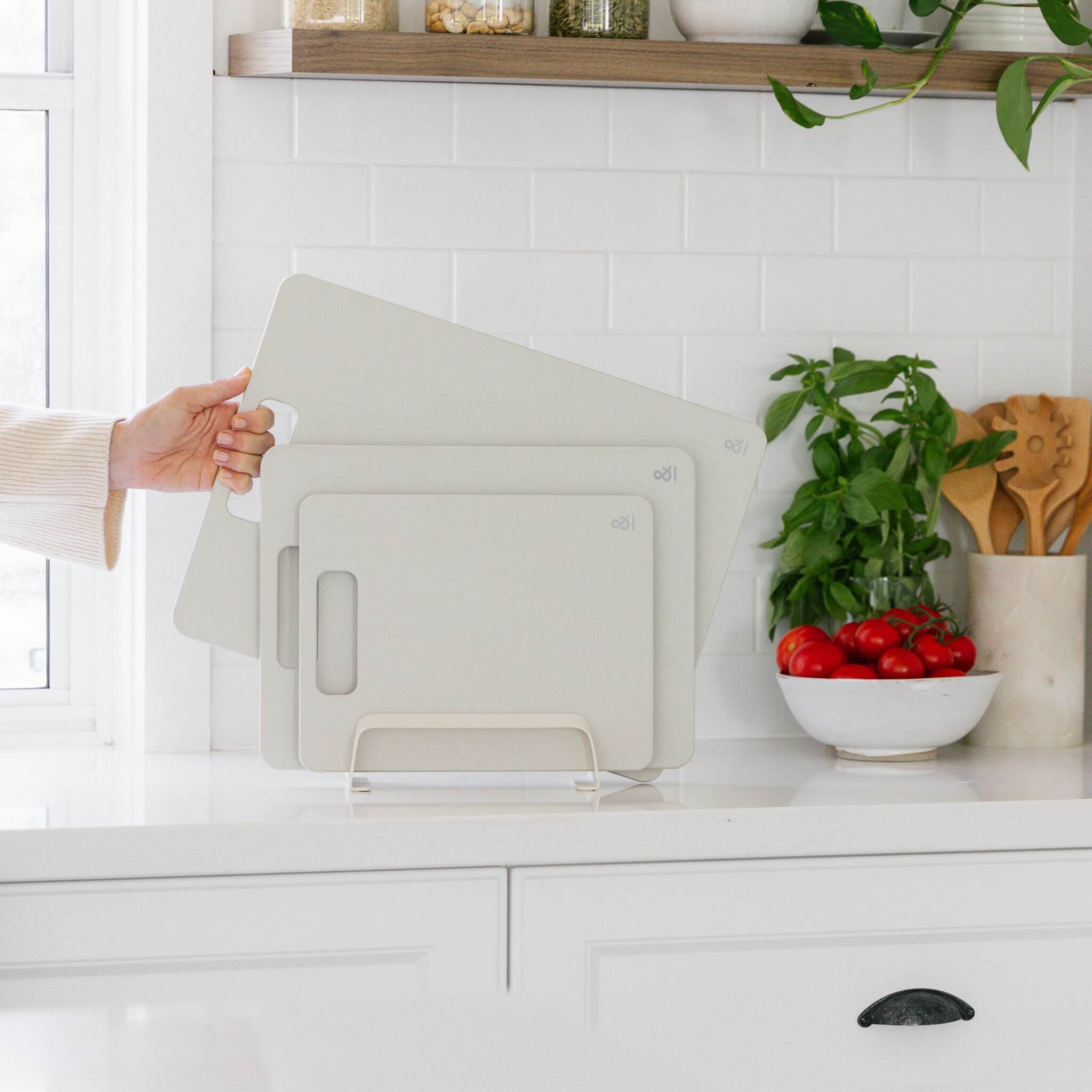 Wood Fibre Chopping Board | Mushroom