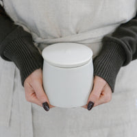 Ceramic French Butter Dish with Lid