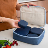 Silicone Bento Box & Snack Box Set | Bag
