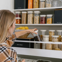 Newrybar Square Glass Pantry Jars | 2pk