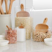Wooden Beechwood Spice Scoop 4pk