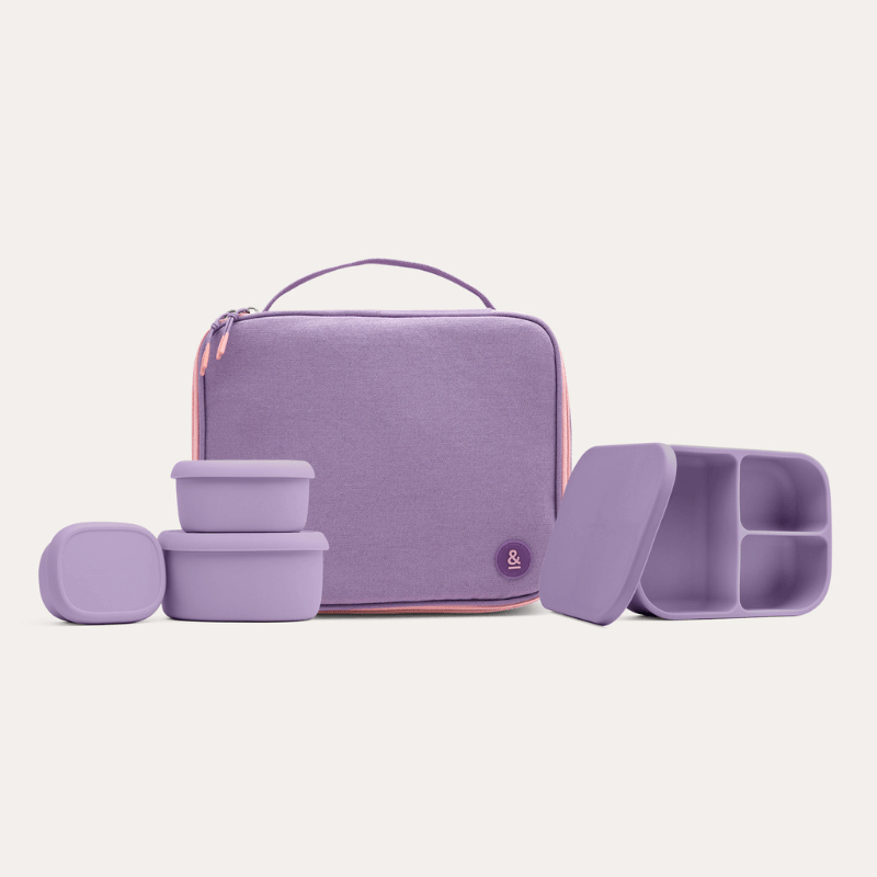 Silicone Bento Box & Snack Box Set | Bag