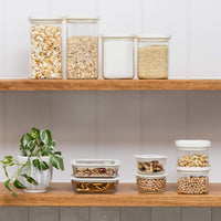 Newrybar Square Glass Pantry Jars | 2pk