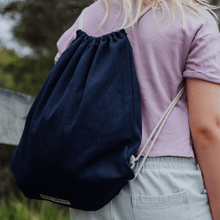 blue eco backpack