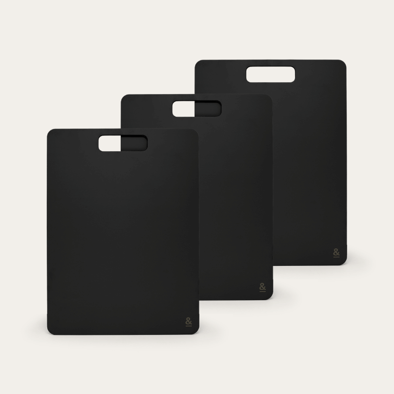 Wood Fibre Chopping Board Multibuy | Liquorice