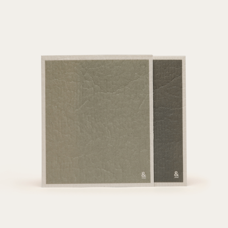 Cellulose Sponge Dish Cloth - 2pk