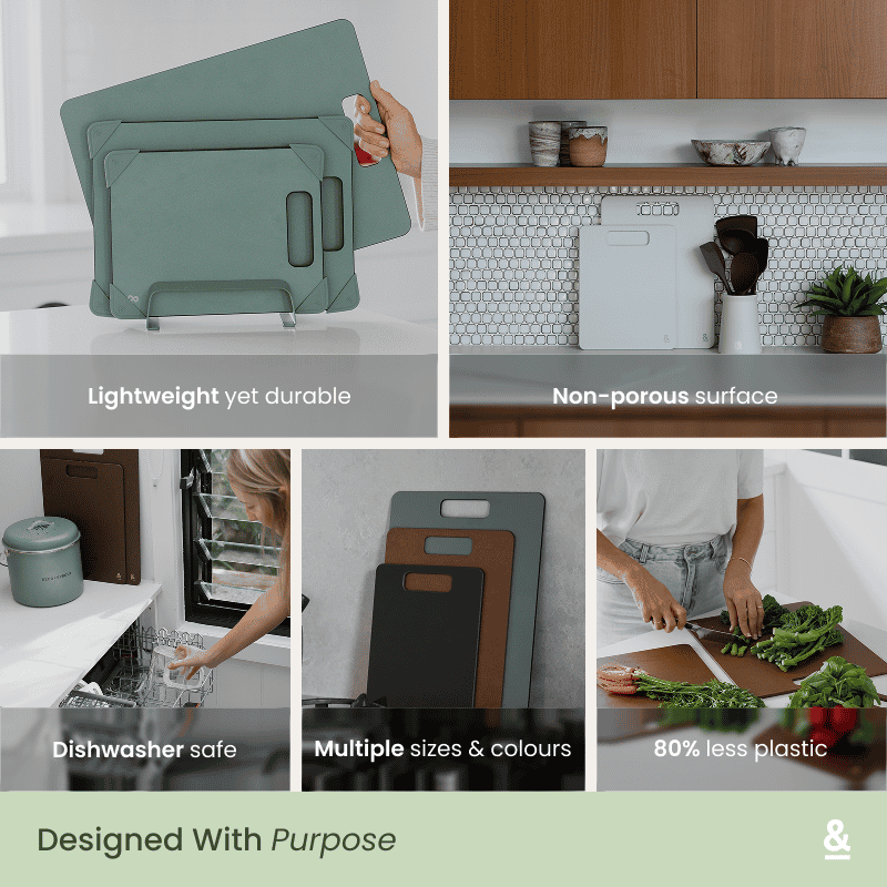 Wood Fibre Chopping Board Trio