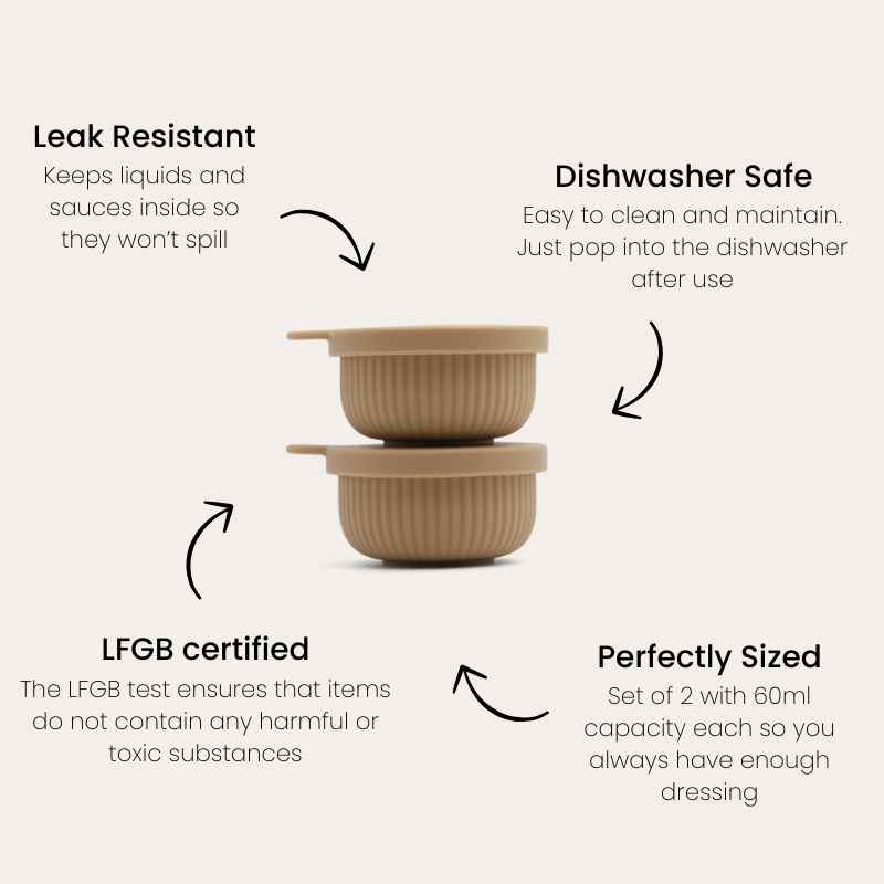 Silicone Dressing Pots 2pk