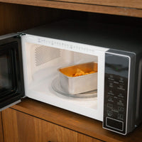 Rectangle Stainless Steel and Glass Containers Set